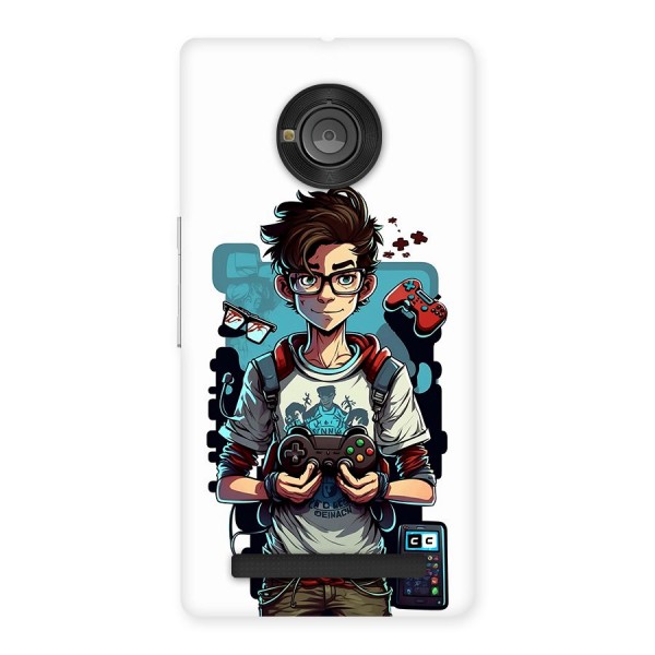 Cool Gamer Guy Back Case for Yuphoria