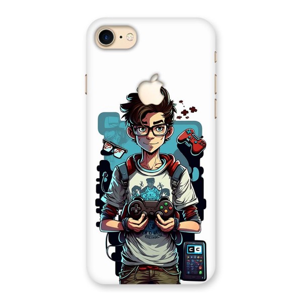 Cool Gamer Guy Back Case for iPhone 7 Apple Cut