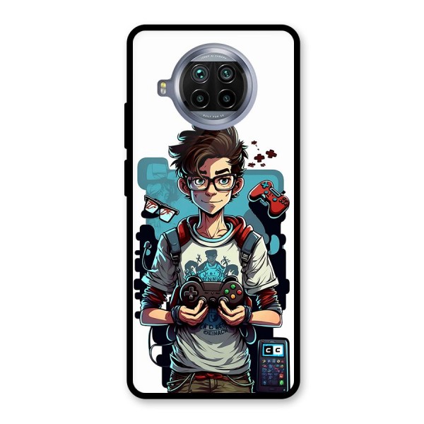 Cool Gamer Guy Glass Back Case for Mi 10i