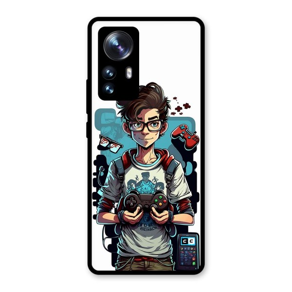 Cool Gamer Guy Glass Back Case for Xiaomi 12 Pro