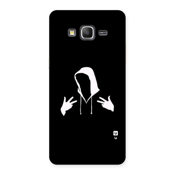 Cool Hoodie Silhouette Back Case for Galaxy Grand Prime