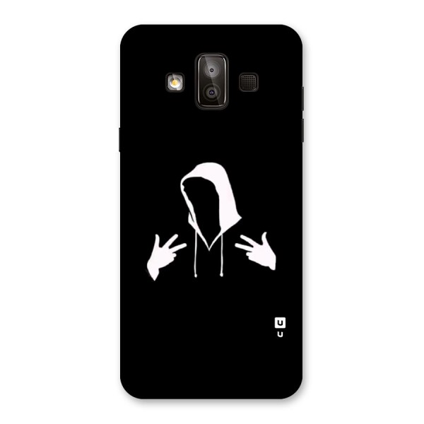 Cool Hoodie Silhouette Back Case for Galaxy J7 Duo