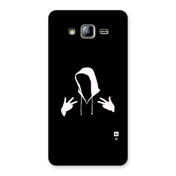 Cool Hoodie Silhouette Back Case for Galaxy On5