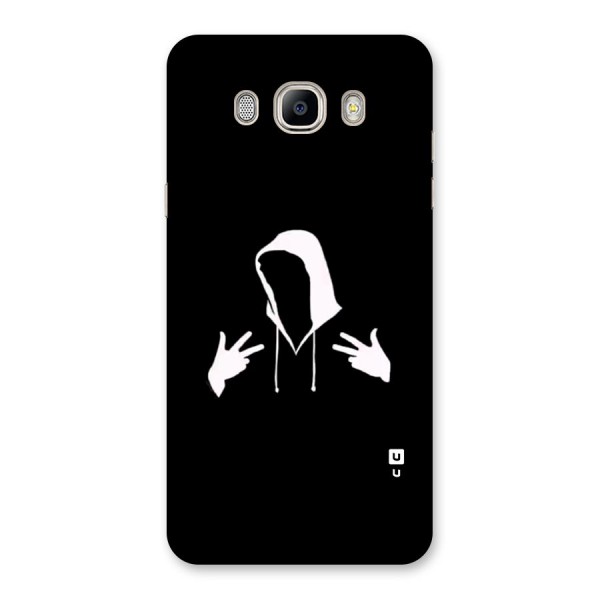 Cool Hoodie Silhouette Back Case for Galaxy On8