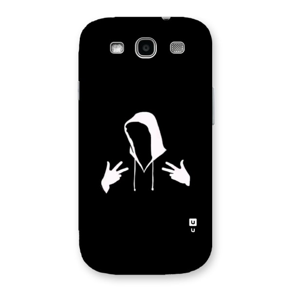 Cool Hoodie Silhouette Back Case for Galaxy S3 Neo