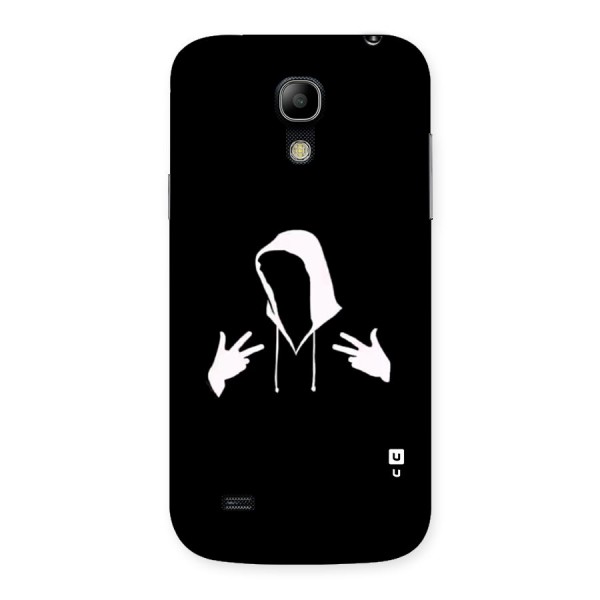 Cool Hoodie Silhouette Back Case for Galaxy S4 Mini