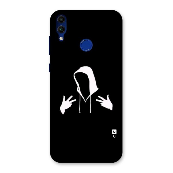 Cool Hoodie Silhouette Back Case for Honor 8C