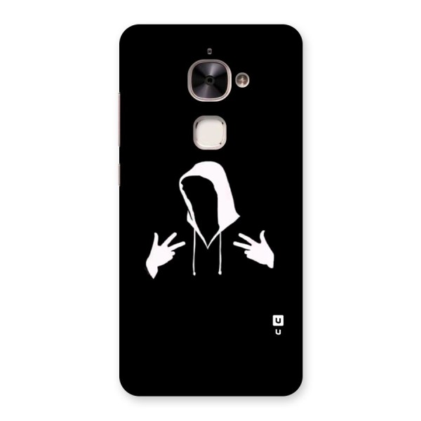Cool Hoodie Silhouette Back Case for Le 2