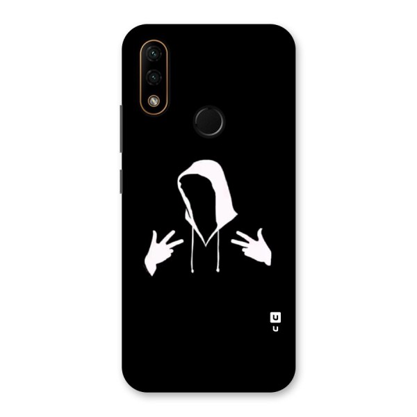 Cool Hoodie Silhouette Back Case for Lenovo A6 Note