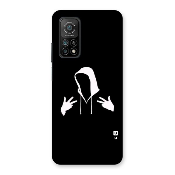 Cool Hoodie Silhouette Back Case for Mi 10T Pro 5G