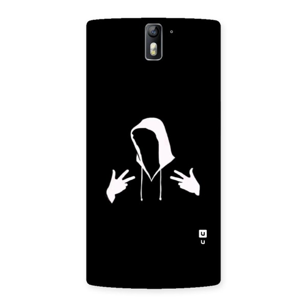 Cool Hoodie Silhouette Back Case for OnePlus One