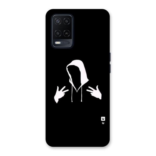 Cool Hoodie Silhouette Back Case for Oppo A54