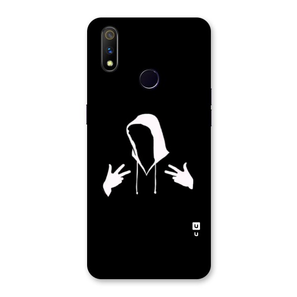 Cool Hoodie Silhouette Back Case for Realme 3 Pro