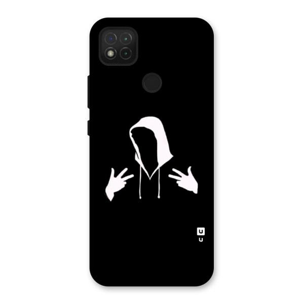 Cool Hoodie Silhouette Back Case for Redmi 9