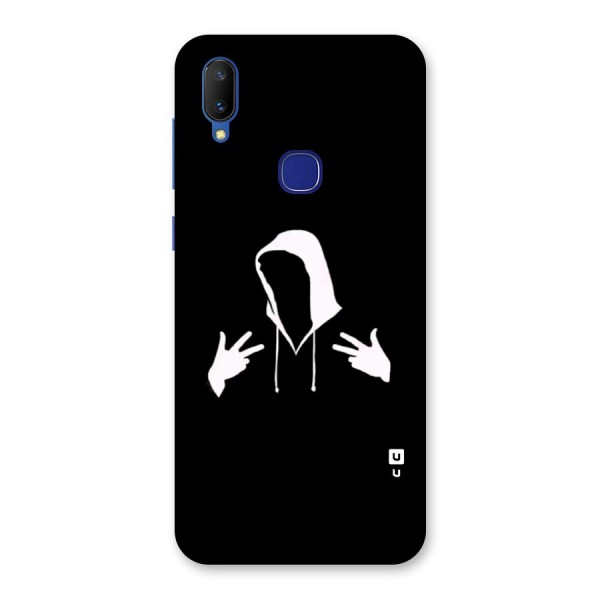 Cool Hoodie Silhouette Back Case for Vivo V11