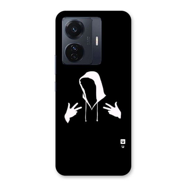 Cool Hoodie Silhouette Back Case for Vivo iQOO Z6 Pro