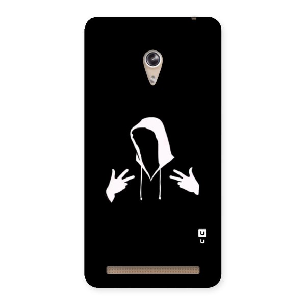 Cool Hoodie Silhouette Back Case for Zenfone 6