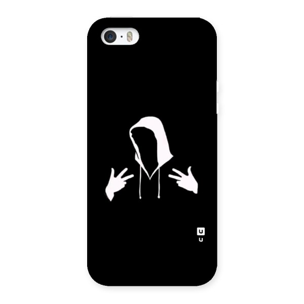 Cool Hoodie Silhouette Back Case for iPhone 5 5s