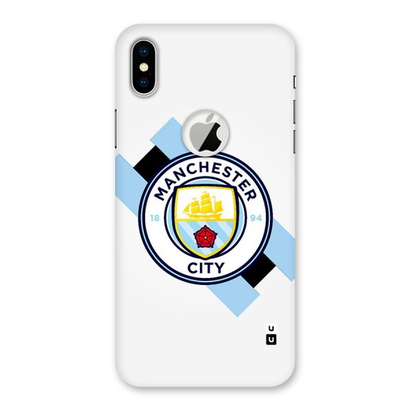 Cool Manchester City Back Case for iPhone X Logo Cut