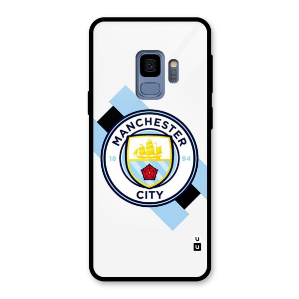 Cool Manchester City Glass Back Case for Galaxy S9