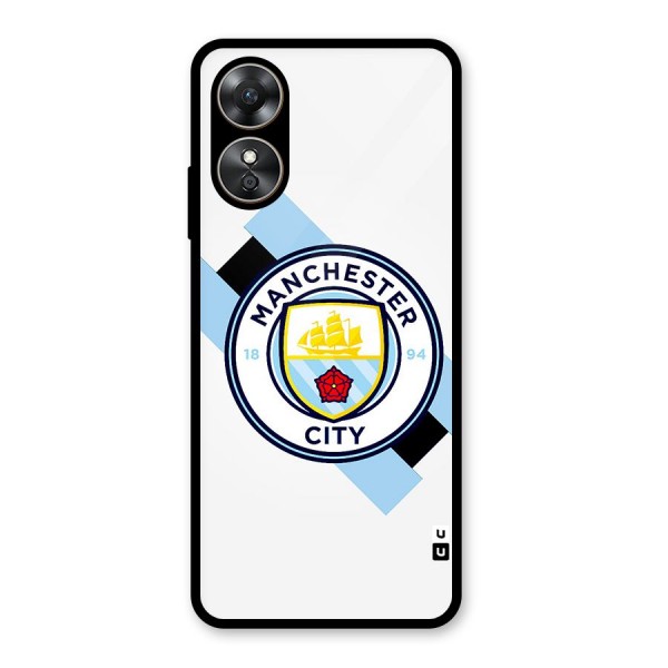 Cool Manchester City Glass Back Case for Oppo A17