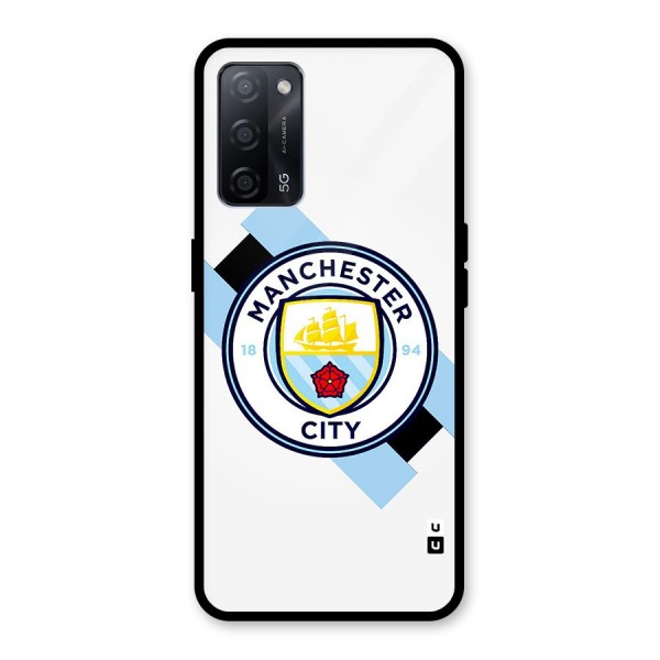 Cool Manchester City Glass Back Case for Oppo A53s 5G