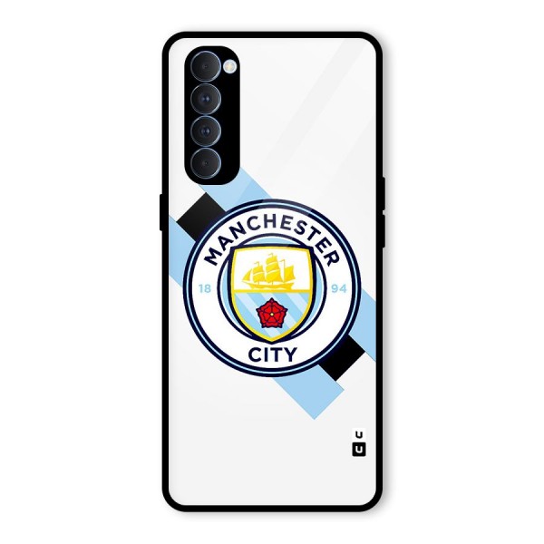 Cool Manchester City Glass Back Case for Oppo Reno4 Pro