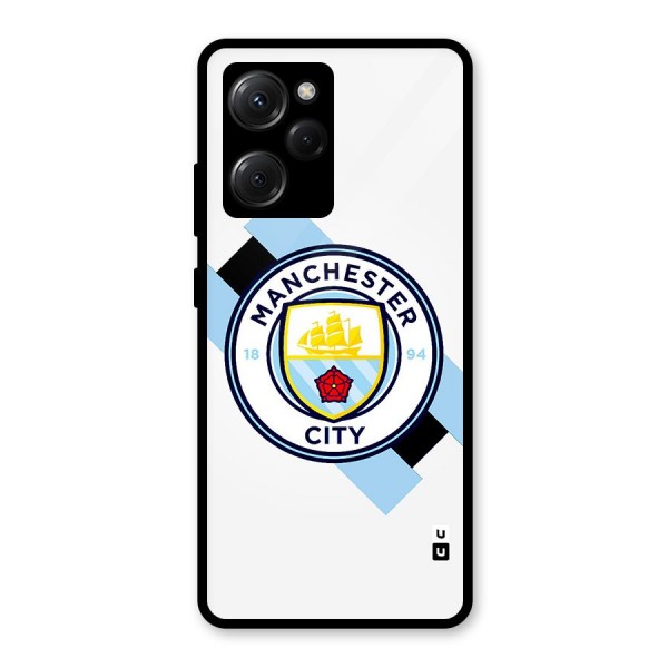 Cool Manchester City Glass Back Case for Poco X5 Pro