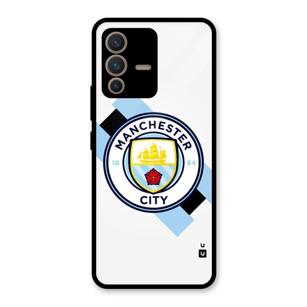 Cool Manchester City Glass Back Case for Vivo V23 5G