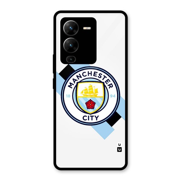 Cool Manchester City Glass Back Case for Vivo V25 Pro