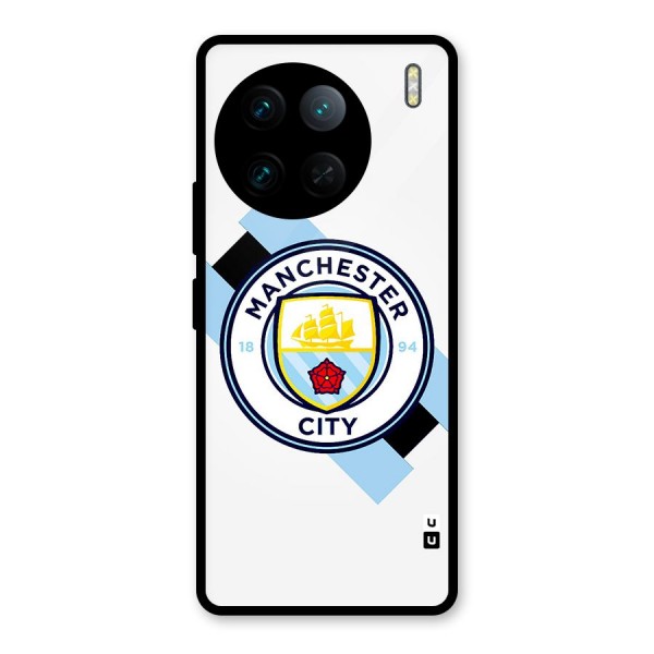 Cool Manchester City Glass Back Case for Vivo X90 Pro