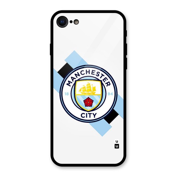 Cool Manchester City Glass Back Case for iPhone 8