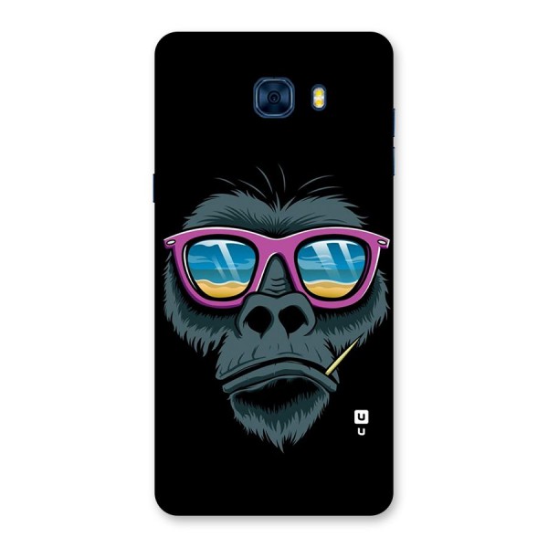 Cool Monkey Beach Sunglasses Back Case for Galaxy C7 Pro