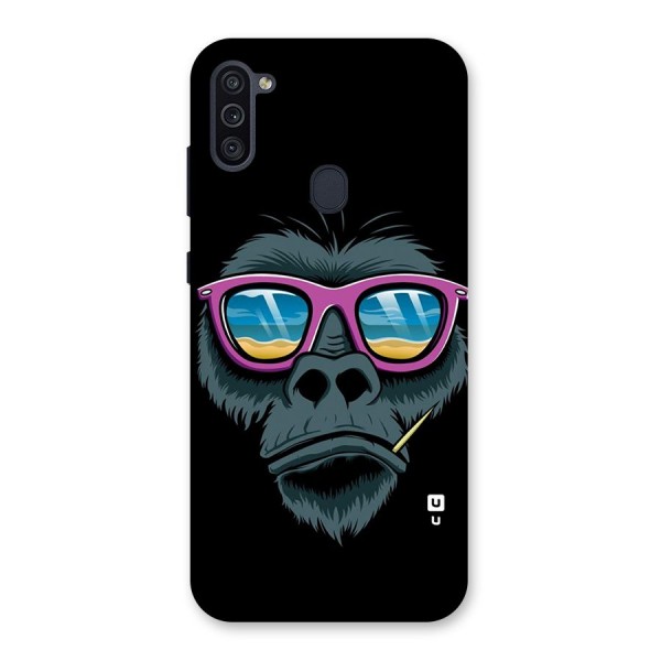 Cool Monkey Beach Sunglasses Back Case for Galaxy M11