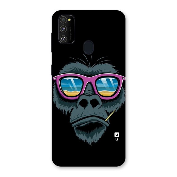 Cool Monkey Beach Sunglasses Back Case for Galaxy M30s