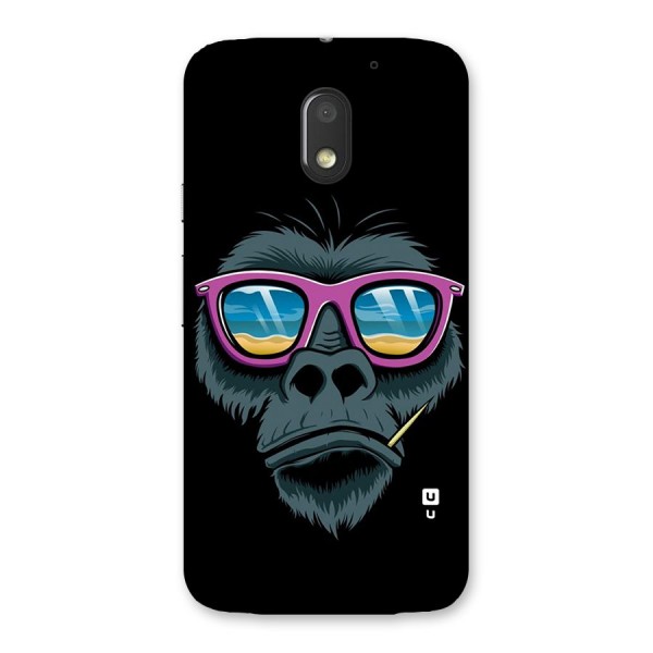 Cool Monkey Beach Sunglasses Back Case for Moto E3 Power