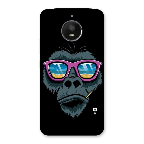 Cool Monkey Beach Sunglasses Back Case for Moto E4 Plus