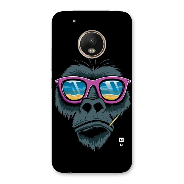 Cool Monkey Beach Sunglasses Back Case for Moto G5 Plus