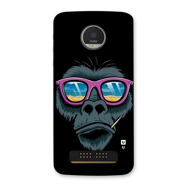 Cool Monkey Beach Sunglasses Back Case for Moto Z Play