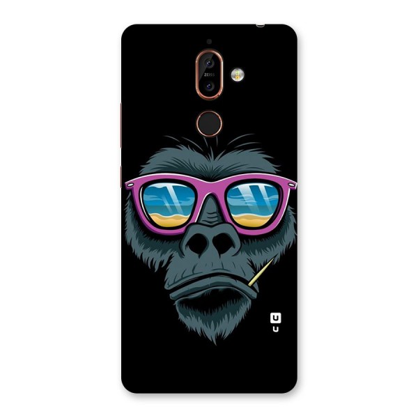 Cool Monkey Beach Sunglasses Back Case for Nokia 7 Plus