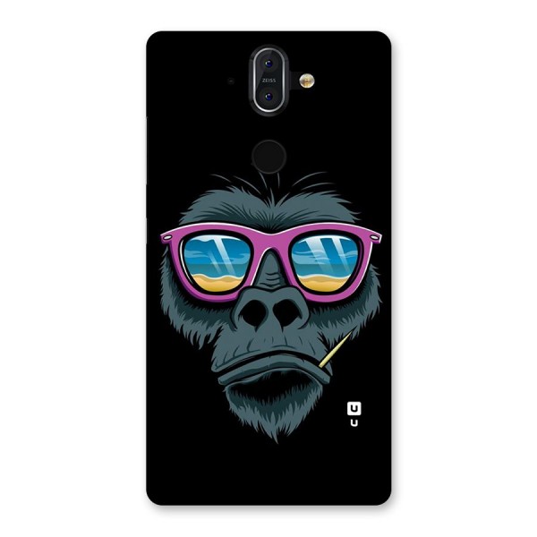 Cool Monkey Beach Sunglasses Back Case for Nokia 8 Sirocco