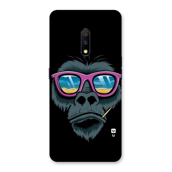 Cool Monkey Beach Sunglasses Back Case for Realme X