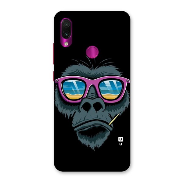 Cool Monkey Beach Sunglasses Back Case for Redmi Note 7 Pro