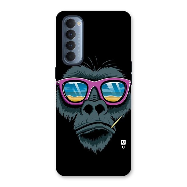 Cool Monkey Beach Sunglasses Back Case for Reno4 Pro