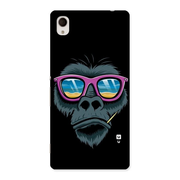 Cool Monkey Beach Sunglasses Back Case for Xperia M4 Aqua