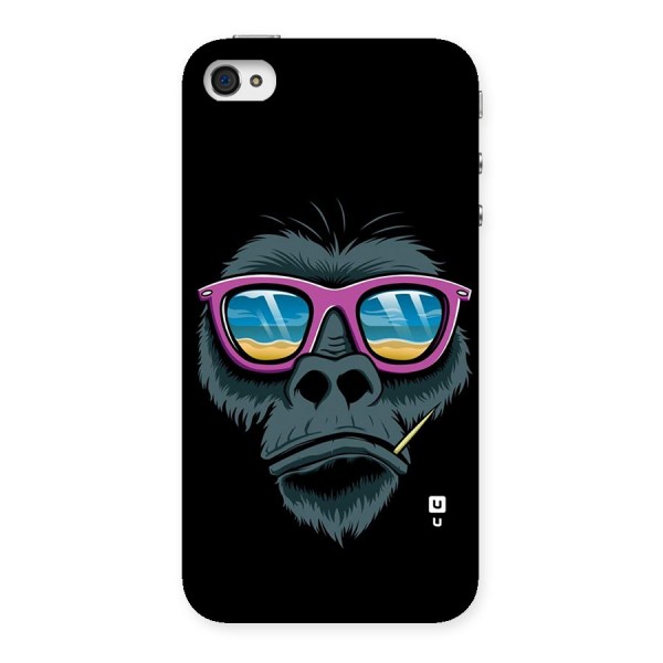 Cool Monkey Beach Sunglasses Back Case for iPhone 4 4s