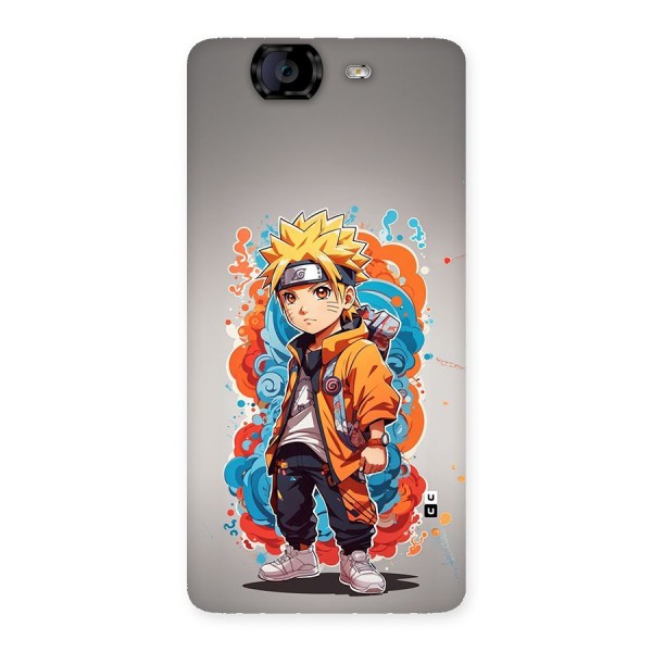 Cool Naruto Uzumaki Back Case for Canvas Knight A350