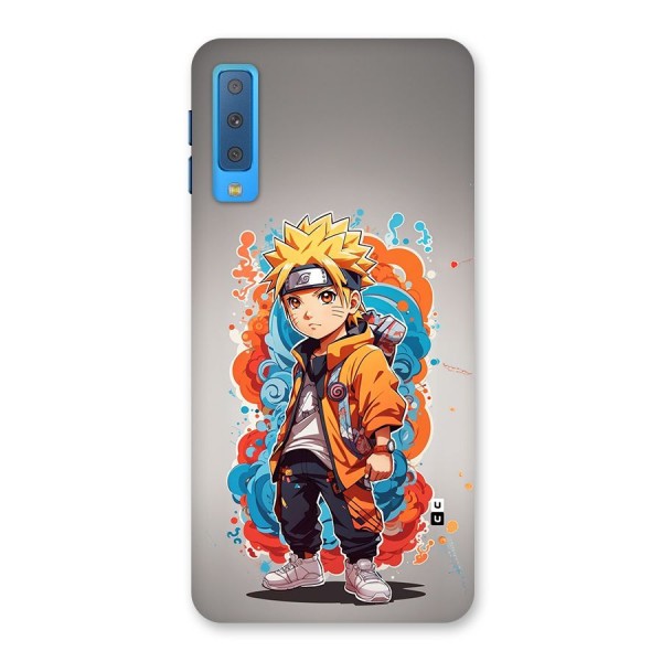 Cool Naruto Uzumaki Back Case for Galaxy A7 (2018)