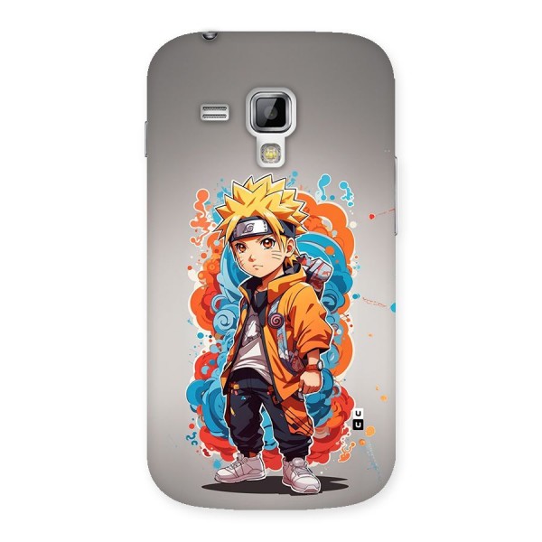 Cool Naruto Uzumaki Back Case for Galaxy S Duos