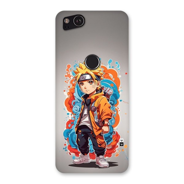 Cool Naruto Uzumaki Back Case for Google Pixel 2